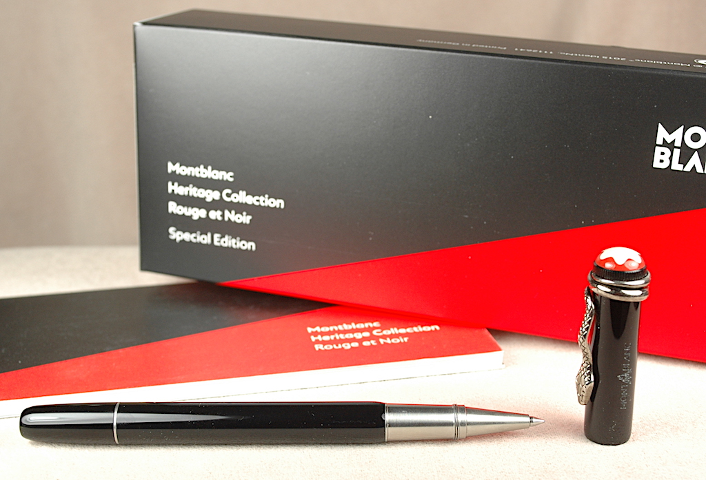 Pre-Owned Pens: 4760: Mont Blanc: Rouge et Noir Special Edition